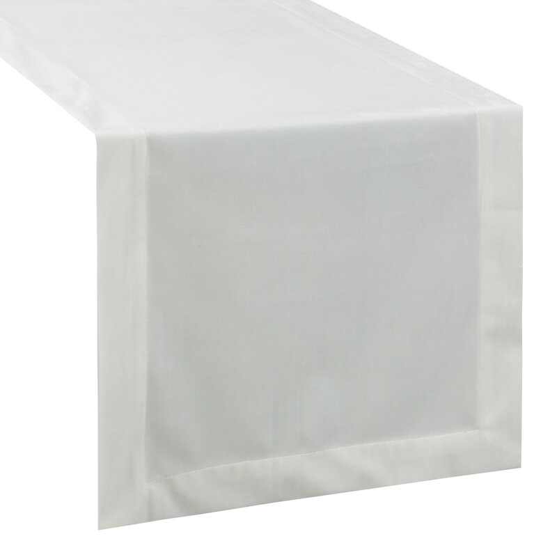 Obrus gładki biały 40 x 140 cm – doda lekkości jadalni