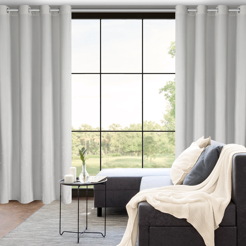 Zasłona gotowa Ariadna biała 140 x 250 cm – stworzy przytulność