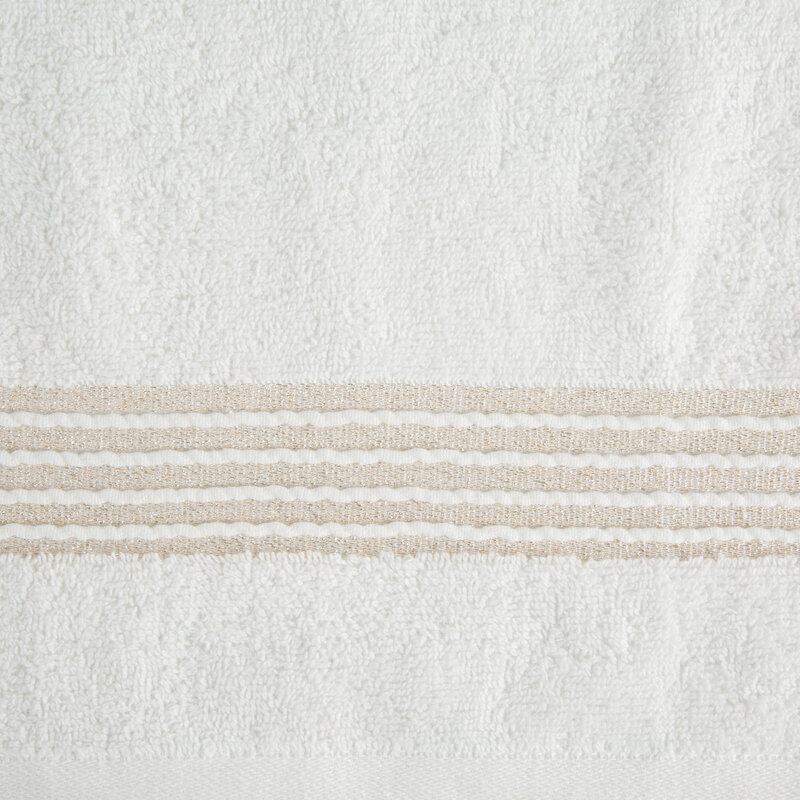 Ręcznik Lurex biały 30 x 50 cm – miękki i chłonny