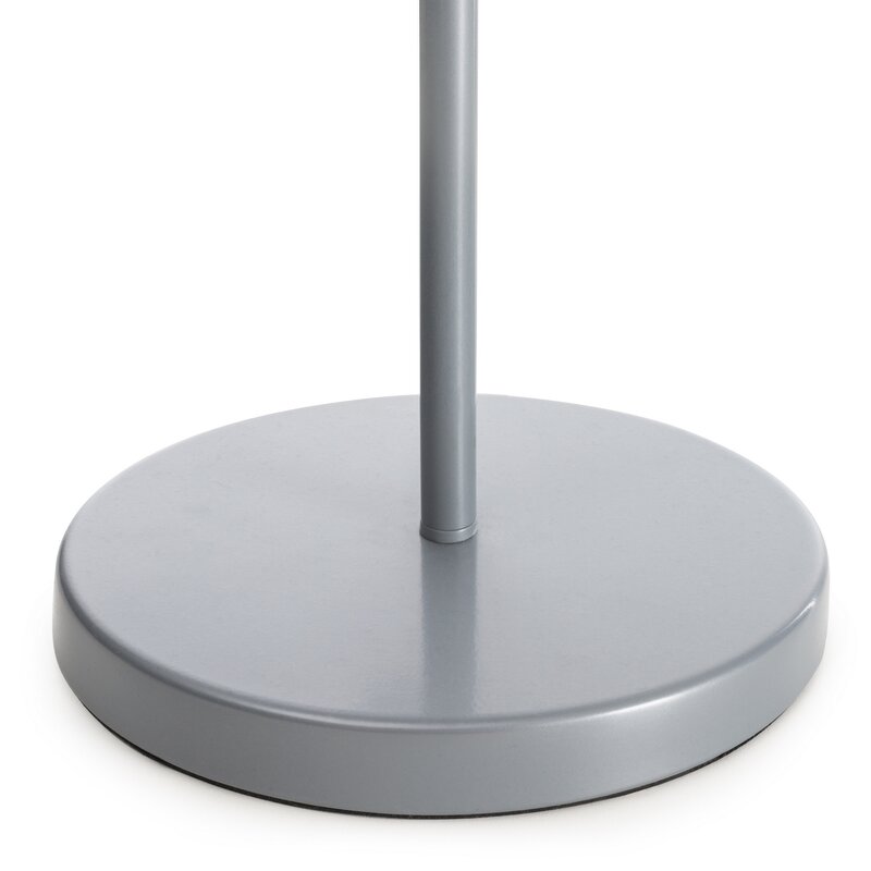 Lampa stojąca Feri srebrna 95 x 95 x 180 cm – wprowadza nastrój