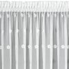Firana gotowa biała 400 x 160 cm – rozjaśnia wnętrze