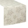 Bieżnik świąteczny Winter kremowy 40 x 140 cm – 100% bawełna