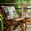 Poszewka Garden biała 45 x 45 cm – wprowadzi wakacyjny klimat