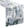 Bieżnik welwetowy D91/O/DAVOS2 biały 40x140 cm – doda świeżości