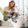 Zasłona gotowa Dolly biała 140 X 270 CM – delikatny kwiatowy wzór
