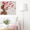 Obraz ręcznie malowany kobiecy szary 90 X 60 CM – wniesie spokój i harmonię