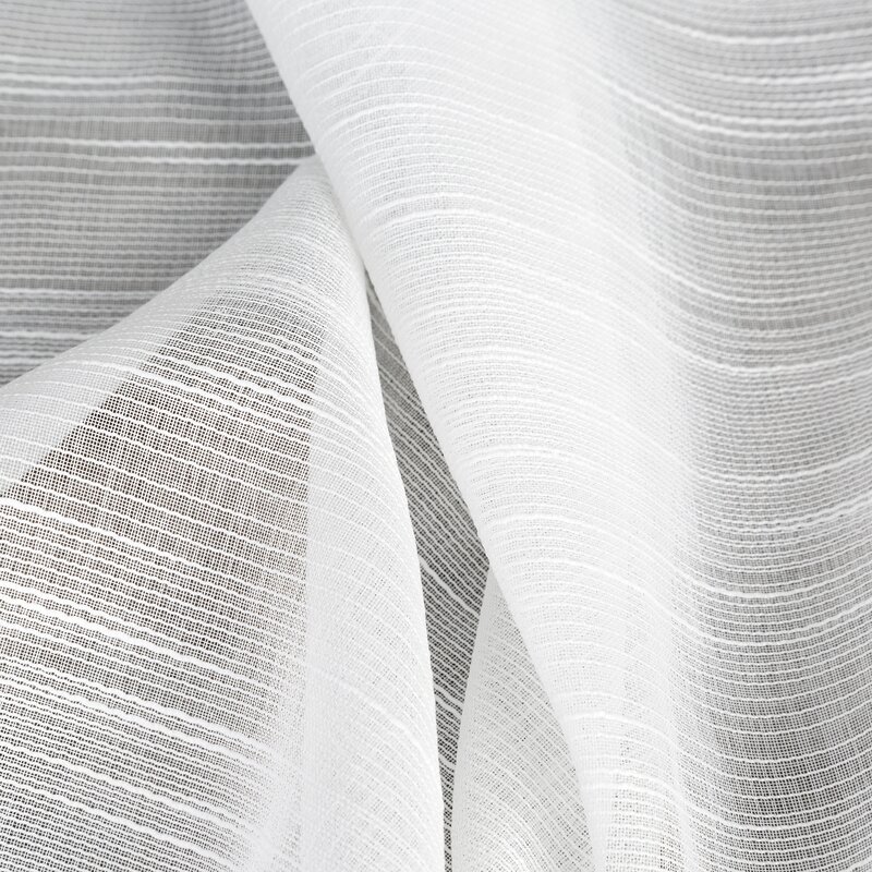 Firana gotowa Astera biała 140 x 250 cm – subtelnie rozświetla
