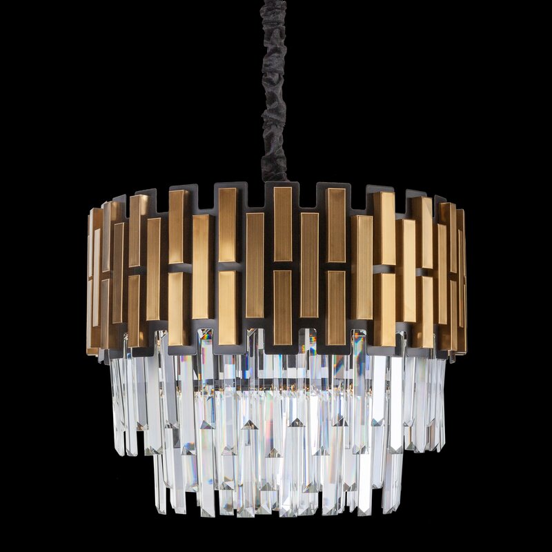 LAMPA EDNA (02) FI 50 X 40 CM ZŁOTY