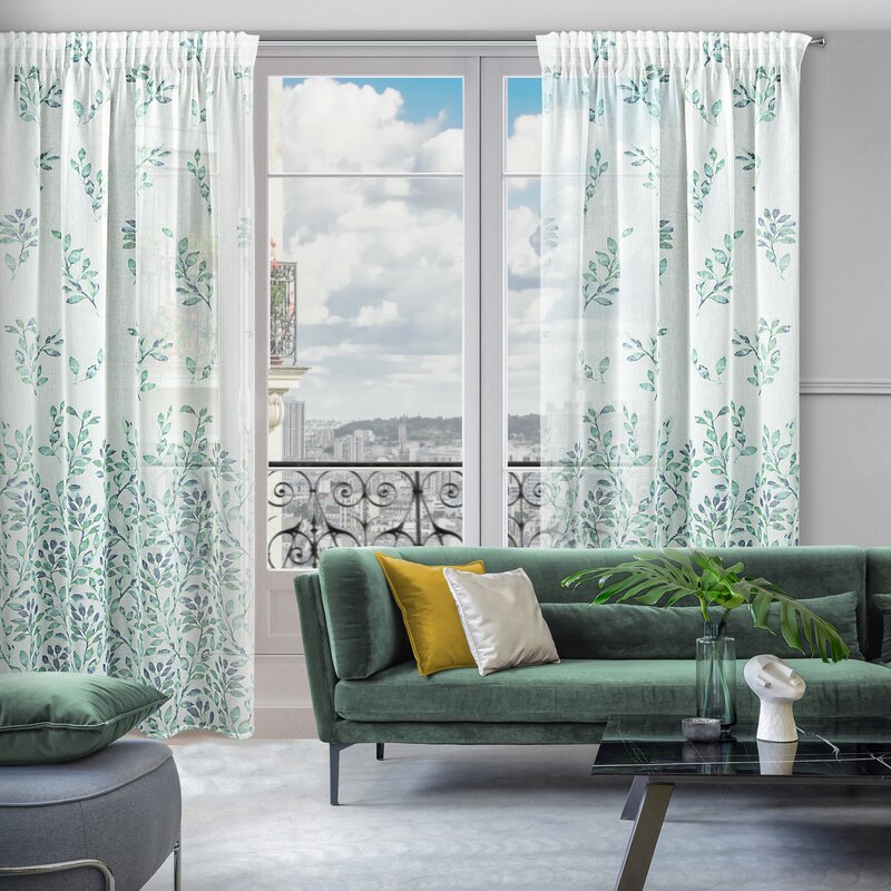 Zasłona gotowa Clarissa D91 biała 140 X 270 cm – delikatnie filtruje światło