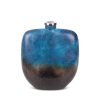 Wazon szklany Iris srebrny 21 x 11 x 19 cm – na susze i kwiaty