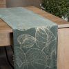 Obrus BLINK 16 ciemnozielony 35 X 180 cm – z ozdobnym nadrukiem