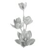 Kwiat Flore srebrny fi 20 x 75 cm – subtelny blask