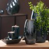 Wazon ceramiczny Amora2 zielony 12 x 30 cm – na susze i kwiaty