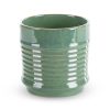 Doniczka ceramiczna brązowa 17 x 17 cm – eksponuje rośliny