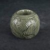 ŚWIECZNIK DEKORACYJNY DARA (01) FI 10 X 9 CM TURKUSOWY