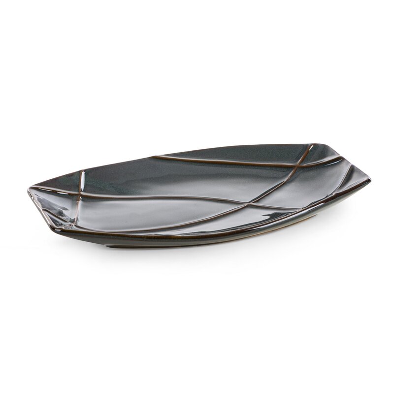 PATERA DEKORACYJNA TEO (02) 29 X 18 X 3 CM TURKUSOWY C/TEO/PAT/02 29X18X3 GRAN