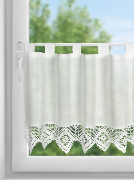 Firana gotowa Isaac biała 150 x 60 cm – subtelne rozproszenie światła