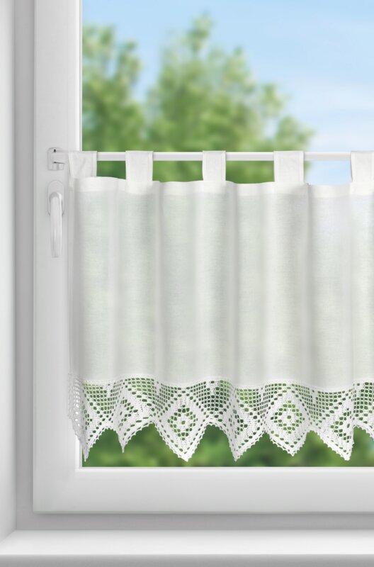 Firana gotowa Isaac biała 150 x 60 cm – subtelne rozproszenie światła