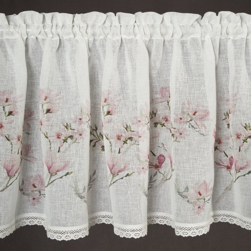 Firana gotowa Amelia biała 150 x 60 cm – rozprasza światło