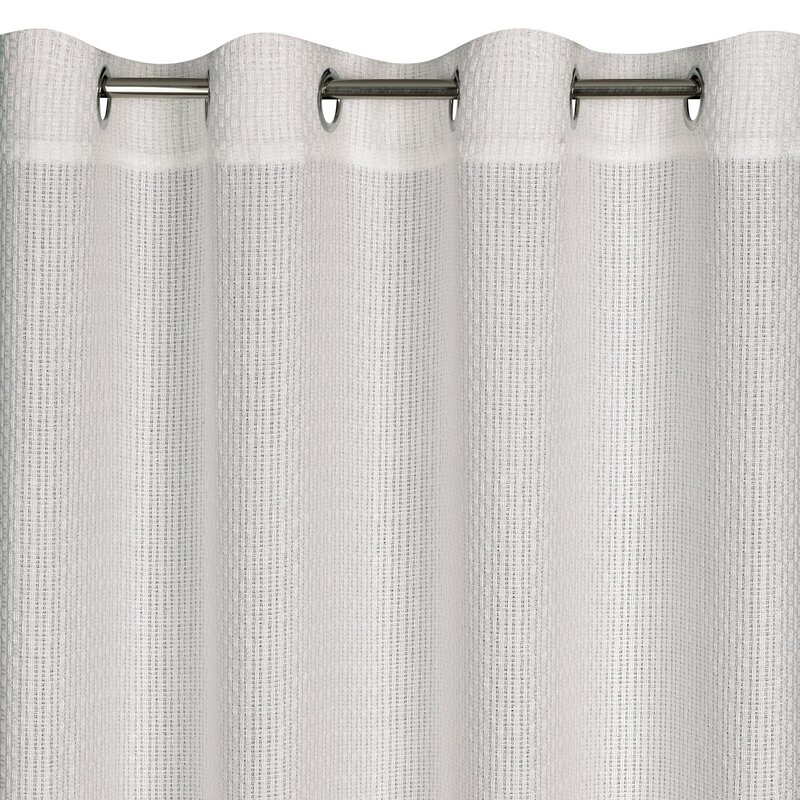 Zasłona gotowa biała 140 x 250 cm – dodaje wnętrzu lekkości