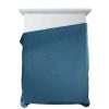 Narzuta microfibra granatowa 170 x 210 cm – dodaje elegancji sypialni