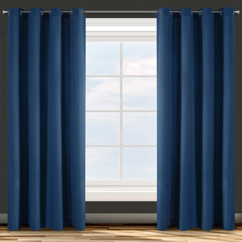 Zasłona gotowa Adore ciemnoniebieska 140 x 250 cm – zaciemnia pomieszczenie