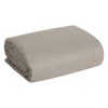 Narzuta z mikrofibry BONI 6 srebrna 170 X 210 cm – z delikatnym wzorem