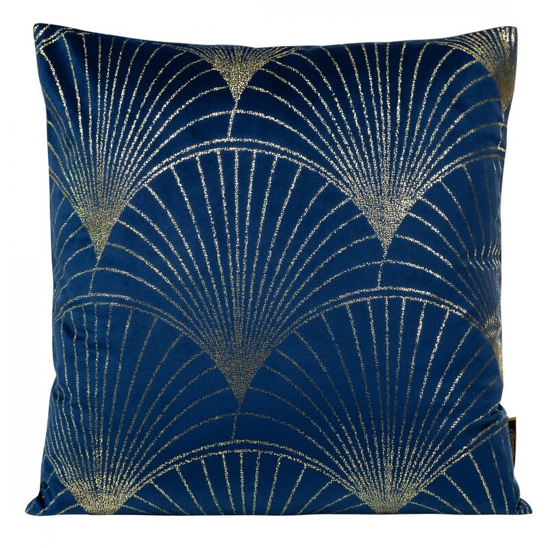 Poszewka Blink 21 granatowa 45 x 45 cm – doda blasku wnętrzu