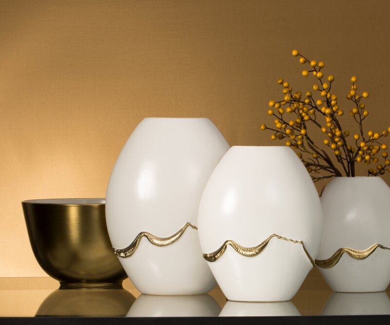 Misa ceramiczna Ebru biała fi 30 x 18 cm – idealna na dekoracje