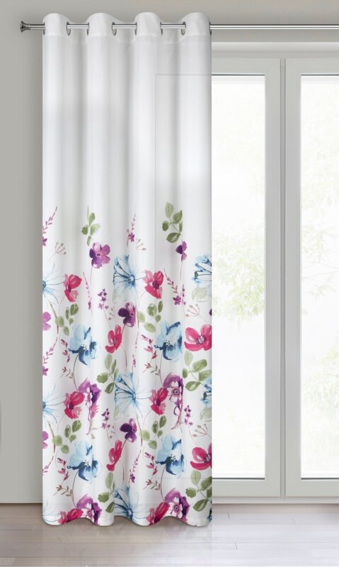 ZASŁONA GOTOWA LIRA 140 X 250 CM BIAŁY