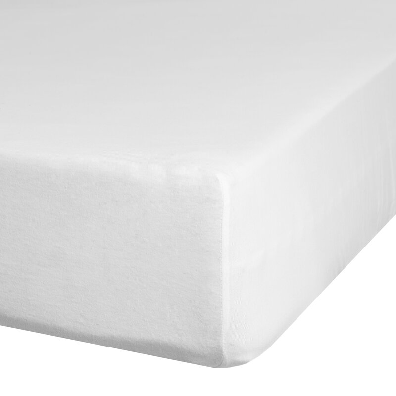 Prześcieradło z gumką Nova białe 100 x 200 x 25 cm – idealne dopasowanie