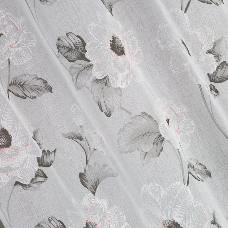Firana gotowa Bessy biała 140 x 250 cm – rozjaśnia wnętrze
