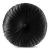 Poszewka Velvet Ø 40 cm czarna – miękka w dotyku