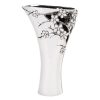 Wazon ceramiczny Karin (01) biały 24 X 10 X 39 CM – do salonu i jadalni