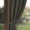 Zasłona gotowa Garden grafitowa 155 X 200 CM – na taras i balkon