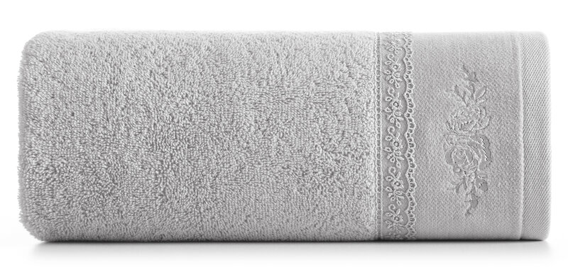 Ręcznik SISI srebrny 50 x 90 cm – miękki i chłonny