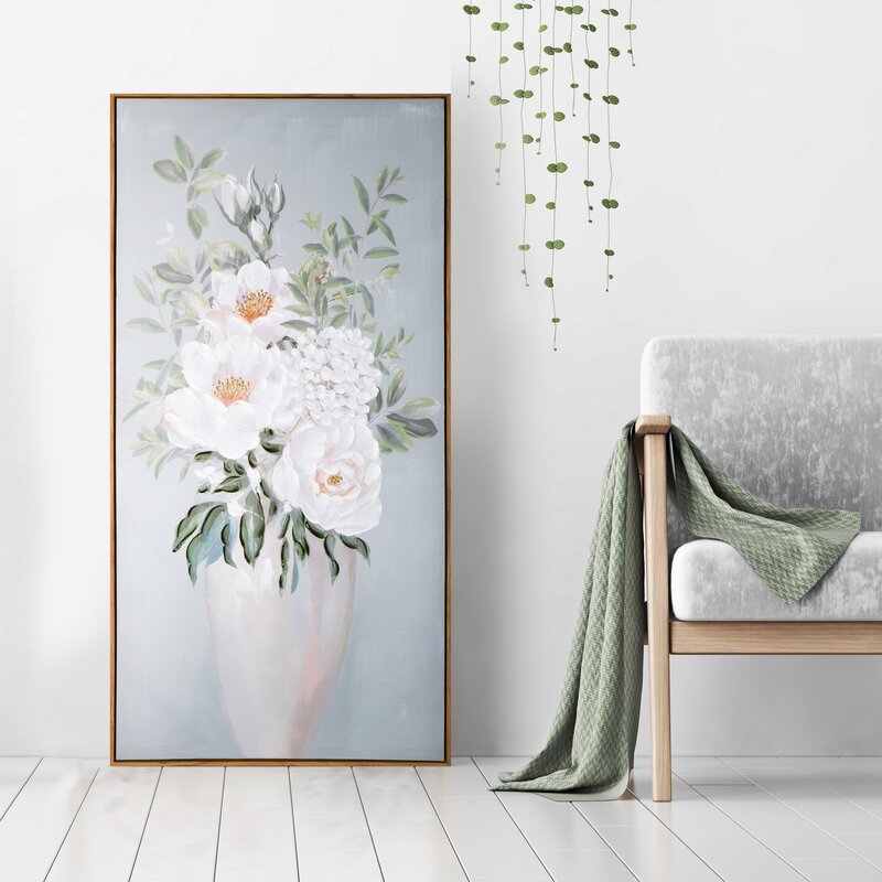 OBRAZ 615 60 X 120 CM NIEBIESKI