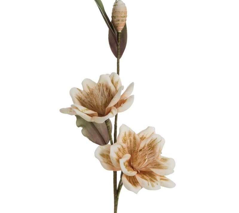 Sztuczny kwiat Flore 822 kremowy 81 cm – idealny do dekoracji