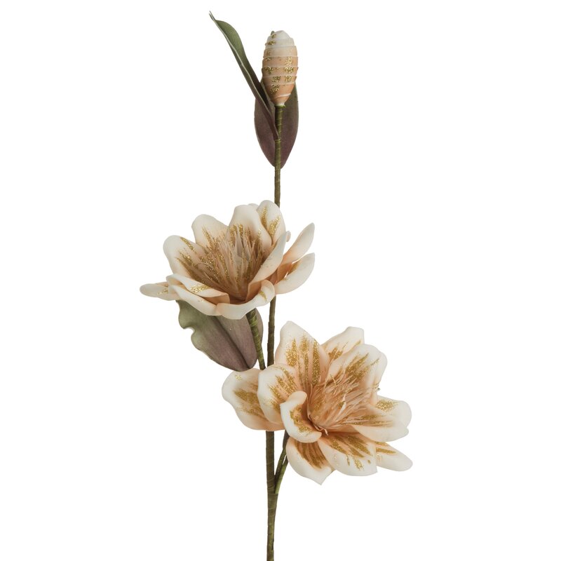 Sztuczny kwiat Flore 822 kremowy 81 cm – idealny do dekoracji