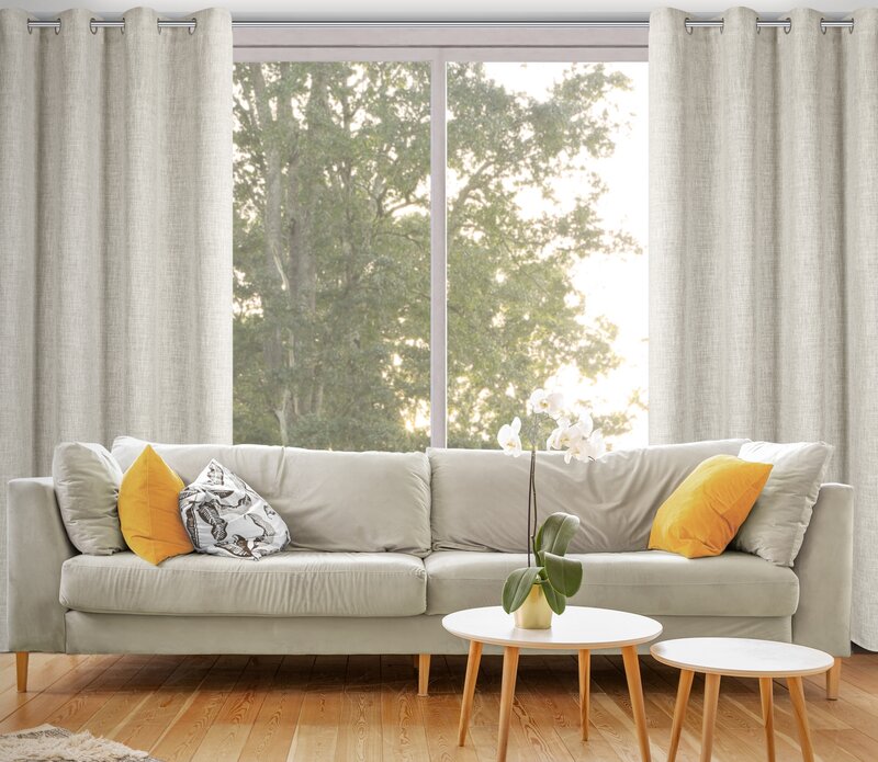 Zasłona gotowa Roma naturalna 140 x 250 cm – subtelnie filtruje światło