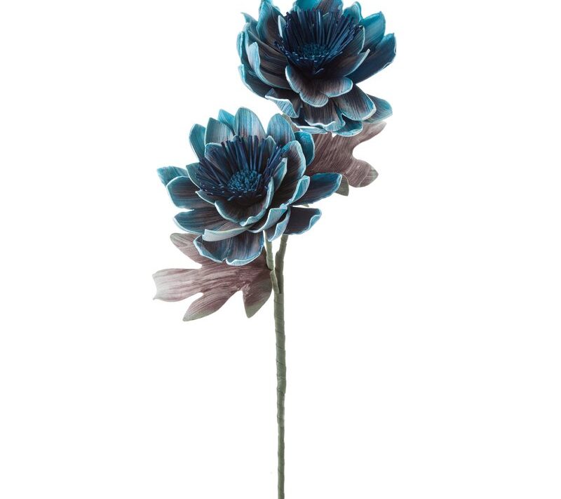 Kwiat dekoracyjny Flore niebieski 84 cm – do wazonu i kompozycji