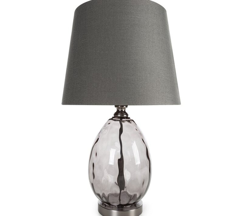 Lampa stołowa Maya grafitowa 30 x 59 cm – tworzy przytulną atmosferę