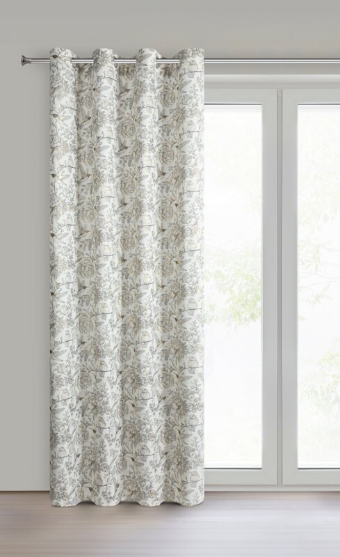 Zasłona gotowa naturalna 140 x 250 cm – wprowadza harmonię