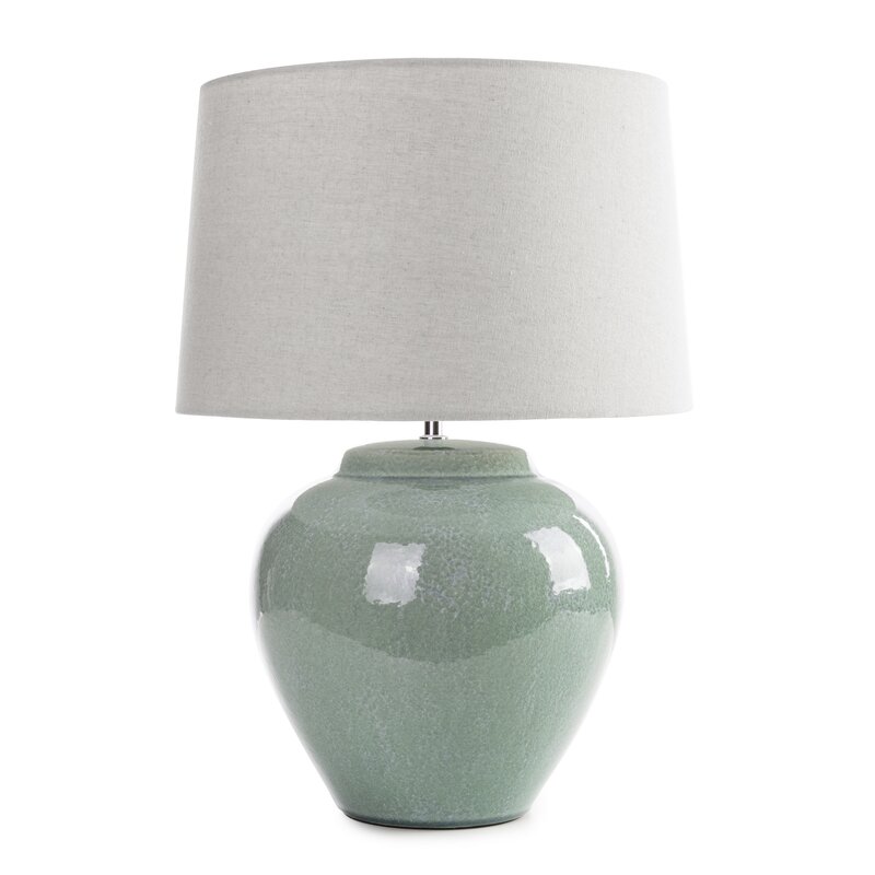 LAMPA DEKORACYJNA TONI (01) O 38 X 57 CM CIEMNOMIĘTOWY
