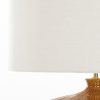 Lampa stołowa Benti jasnobrązowa O 50 x 70 cm – doda ciepła wieczorom