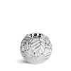 Świecznik ceramiczny Leo srebrny O 11 X 10 CM – rozświetla wnętrze