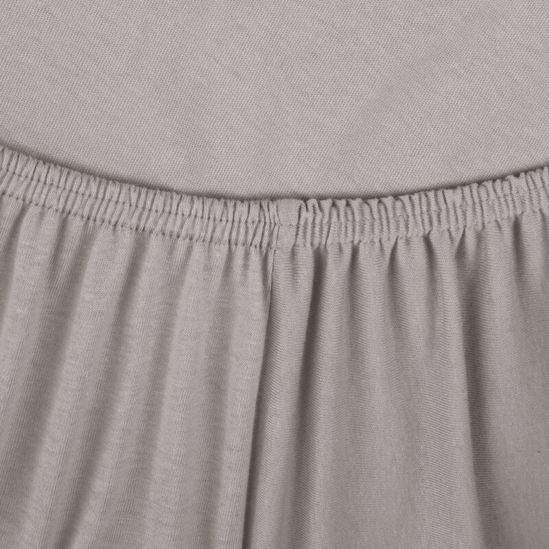 Prześcieradło jersey3 jasnoszare 120 X 200 X 25 cm – miękka bawełna