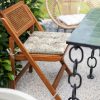 Siedzisko tarasowe SIED/GARDEN/21A kremowe 43x43 – wprowadza harmonię
