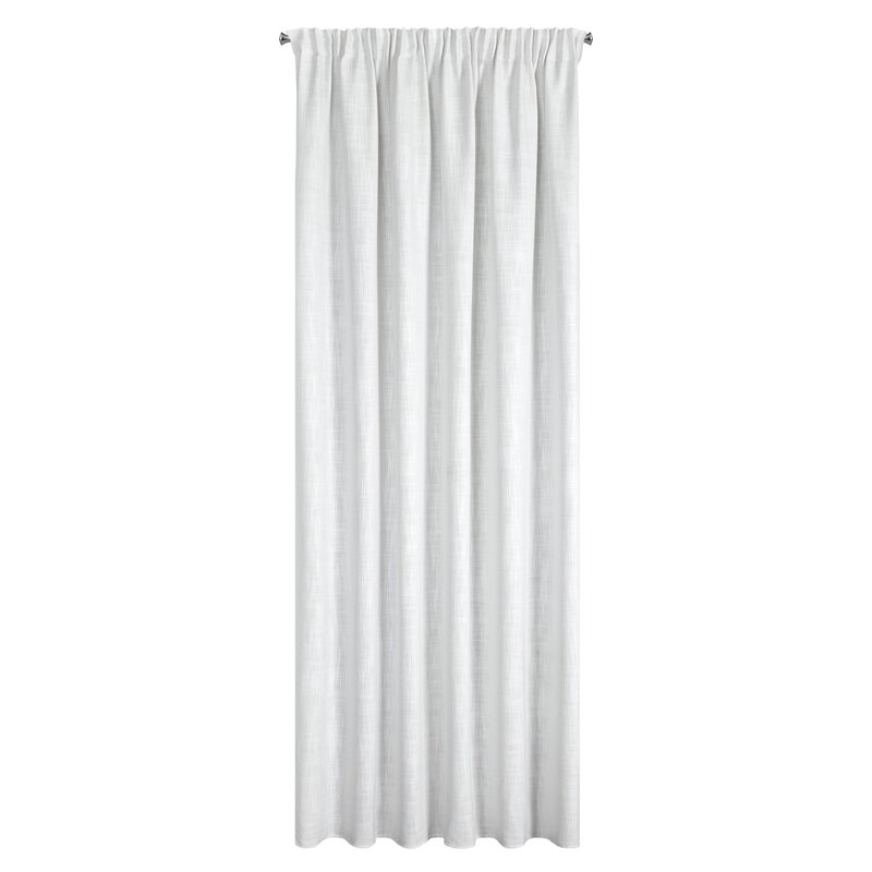 Zasłona gotowa Rosi biała 140 x 270 cm – rozjaśnia wnętrze