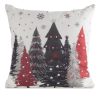 Poszewka świąteczna kremowa 45 x 45 cm – idealna dekoracja